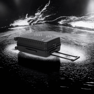 B|Y Bαλίτσα μεσαία expandable 65cm σειρά Ulisse Black