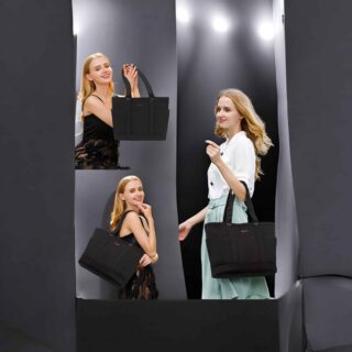 Γυναικεία τσάντα ώμου φορητού υπολογιστή Lovevook 15,6” WB2148 black