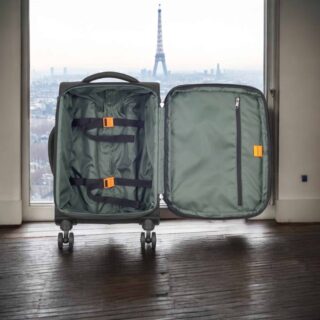 Securitech by Delsey Βαλίτσες σετ expandable 55-66-76cm Vanguard Black