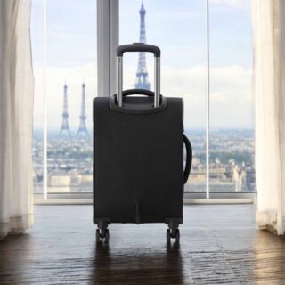 Securitech by Delsey Βαλίτσα καμπίνας expandable 55cm Black