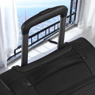 Securitech by Delsey Βαλίτσα καμπίνας expandable 55cm Black