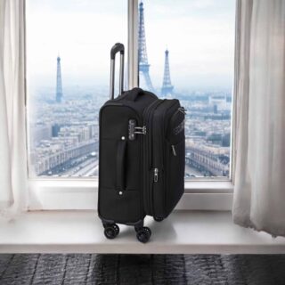 Securitech by Delsey Βαλίτσες σετ expandable 55-66-76cm Vanguard Black