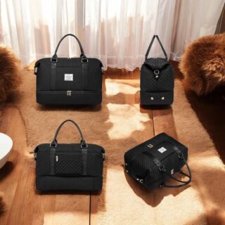 Σακ Βουαγιαζ με Θέση για Παπούτσια & Τσάντα Καλλυντικών Lovevook UB2062 black