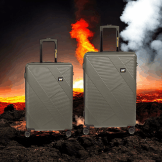 Βαλίτσες μεσαία μεγάλη Caterpillar Peoria 84810-551 χακί