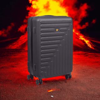 Caterpillar Rockford Βαλίτσα Καμπίνας 50cm Μαύρη