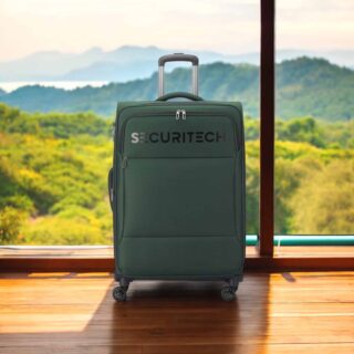 Delsey Vanguard Securitech Βαλίτσα Expandable 76cm Πράσινη