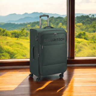 Delsey Vanguard Securitech Βαλίτσα Expandable 76cm Πράσινη