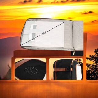 Σακίδιο Ταξιδίου Γυναικείο 40L Carry on 17.3″ Lovevook MB2165 black-beige