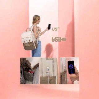 Γυναικείο Σακίδιο Φορητού Υπολογιστή Lovevook 15,6” MB2110 black/khaki