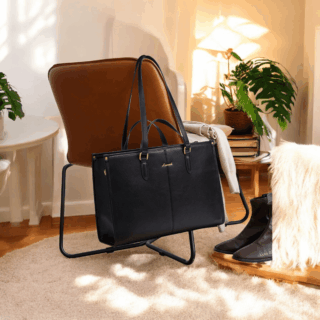 Γυναικείo σετ τσάντα ώμου/χειρός φορητού υπολογιστή Lovevook 15,6” WB3221 Black