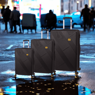 Βαλίτσες 3 τεμαχίων Caterpillar Peoria 84810-12 black