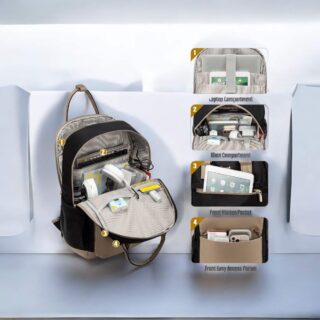 Γυναικείο Σακίδιο Φορητού Υπολογιστή Lovevook 15.6” MB2090 black/khaki