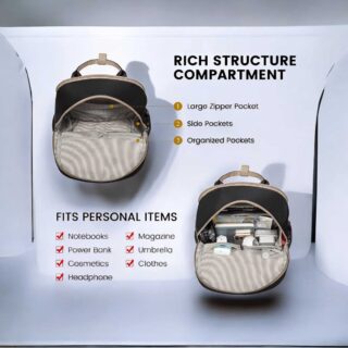 Γυναικείο Σακίδιο Φορητού Υπολογιστή Lovevook 15.6” MB2090 black/khaki