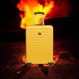 Caterpillar Rockford Βαλίτσα Καμπίνας 50cm Κίτρινη