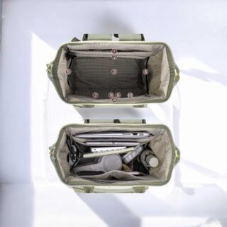 Γυναικείο Σακίδιο Φορητού Υπολογιστή Lovevook 15,6” MB2046 Beige/light green