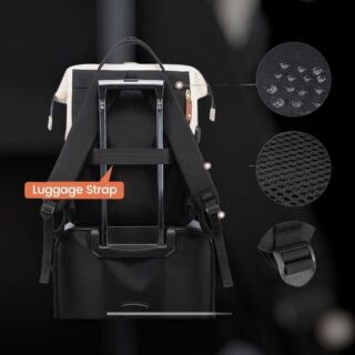 Γυναικείο Σακίδιο Lovevook 15.6” MB2046 beige-black