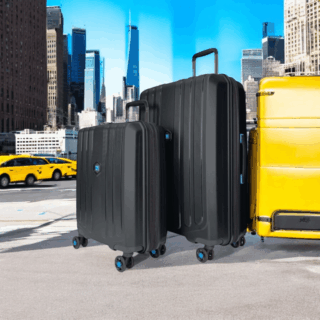 BG Berlin Σετ Βαλίτσες expandable 54cm-77cm Enduro Polypropylene Black