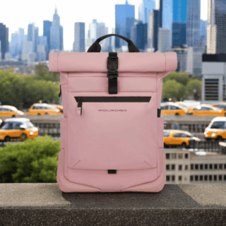 Piquadro Σακίδιο πλάτης roll top για laptop 15.6