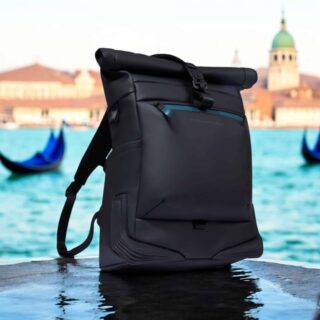 Piquadro Σακίδιο πλάτης roll top για laptop 15.6