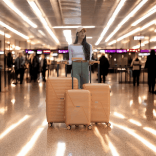 Βαλίτσες Σκληρές σετ 3 τεμαχίων Cardinal PP 2021 Πορτοκαλί