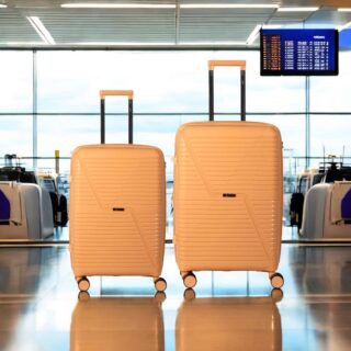 Βαλίτσες σέτ Cardinal PP μεσαία μεγάλη 2021 60/70cm Πορτοκαλί