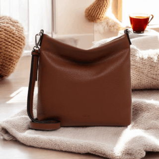 Τσάντα ώμου emily & noah Tours RUE 09 καφέ