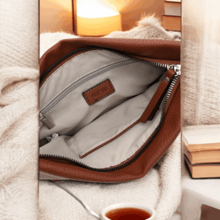 Τσάντα ώμου emily & noah Tours RUE 09 καφέ