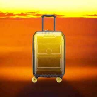 Delsey Βαλίτσα καμπίνας 55cm Rempart Transculent Yellow