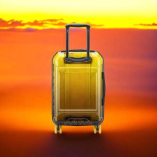 Delsey Βαλίτσα καμπίνας 55cm Rempart Transculent Yellow