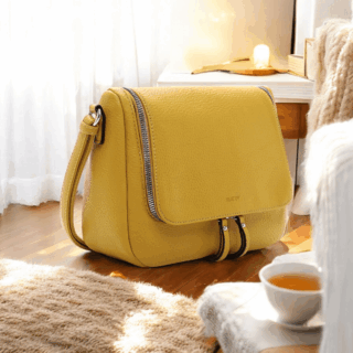 Τσάντα ώμου emily & noah Tours RUE 09 μεγάλη κίτρινο