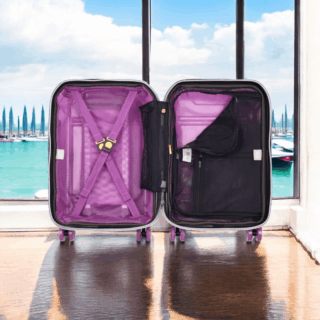 Delsey Βαλίτσα καμπίνας 55cm Rempart Transculent Purple