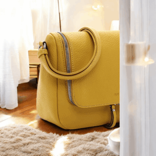 Τσάντα ώμου emily & noah Tours RUE 09 μεγάλη κίτρινο