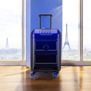 Delsey Βαλίτσα καμπίνας 55cm Rempart Transculent Blue