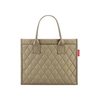 Reisenthel Τσάντα ώμου Daily Shopper Rhombus Olive