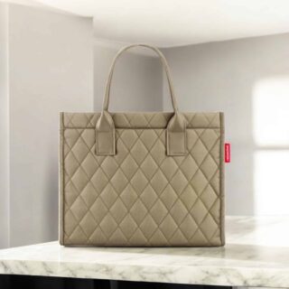 Reisenthel Τσάντα ώμου Daily Shopper Rhombus Olive