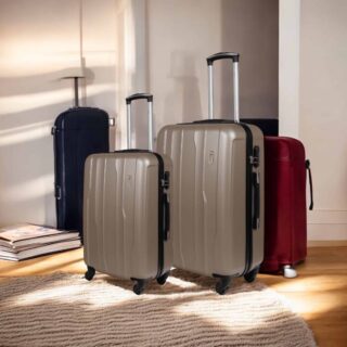 Βαλίτσες ταξιδιού Cardinal μικρή μεσαία 2012 50/60 cm σαμπανί