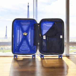 Delsey Βαλίτσα καμπίνας 55cm Rempart Transculent Blue