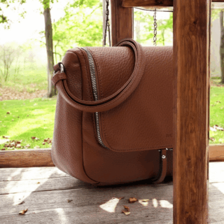 Τσάντα ώμου emily & noah Tours RUE 09 μεγάλη καφέ