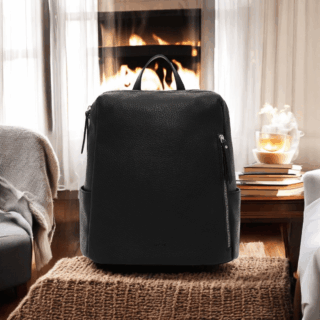 σακίδιο πλάτης emily & noah RUE 09 medium μαύρο