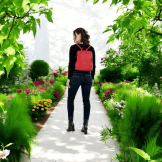 σακίδιο πλάτης emily & noah Tours RUE 09 medium κόκκινο