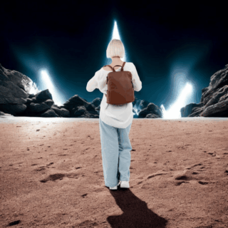 σακίδιο πλάτης emily & noah Tours RUE 09 medium καφέ