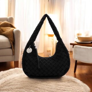 Τσάντα emily & noah Erna Μεσαία Λεπτό Συνθετικό με Λογότυπο black