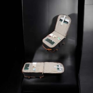 Σακίδιο ταξιδιού για γυναίκες 40L Carry on 17.3″ WB2029 black