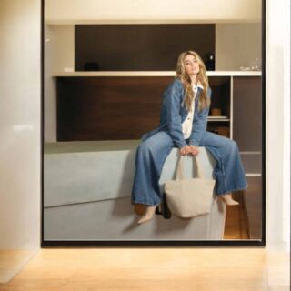 Reisenthel Τσάντα ώμου Shopper M Cord Sand