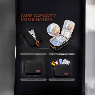 Σακίδιο ταξιδιού για γυναίκες 40L Carry on 17.3″ WB2029 black