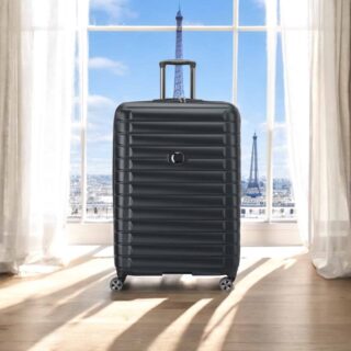 Delsey Βαλίτσα πολύ μεγάλη expandable 82cm Shadow Black