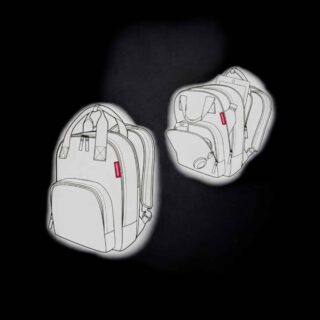 Reisenthel Σακίδιο Πλάτης Glencheck Red