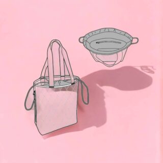 Reisenthel Τσάντα ώμου Classic shopper Rhombus Ginger