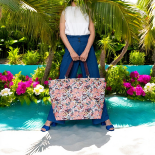 Reisenthel Τσάντα ώμου Shopper Flora Rose