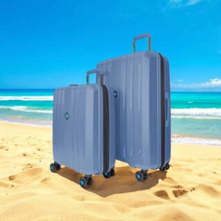 BG Berlin Σετ Βαλίτσες expandable 54cm-77cm Enduro Polypropylene Ice Blue